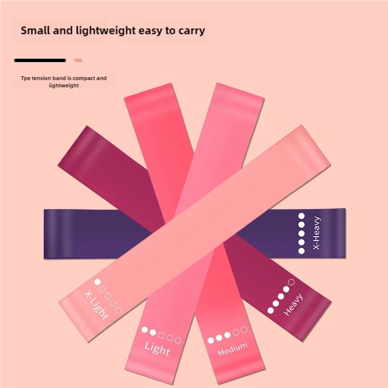 Pink Resistance Bands Set