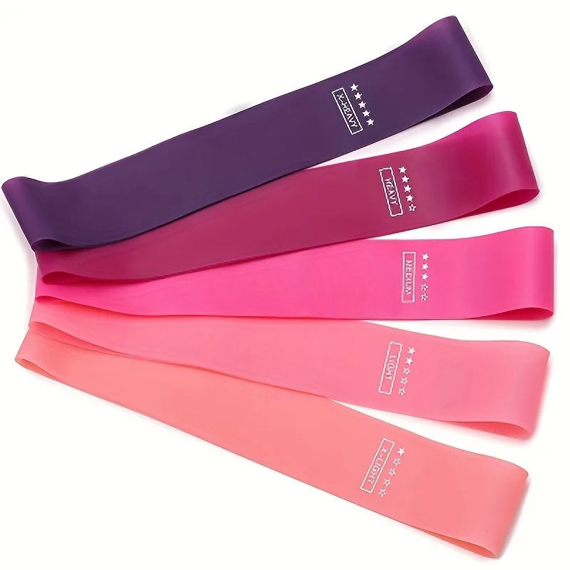 Pink Resistance Bands Set