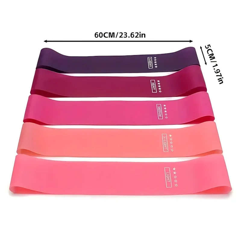 Pink Resistance Bands Set